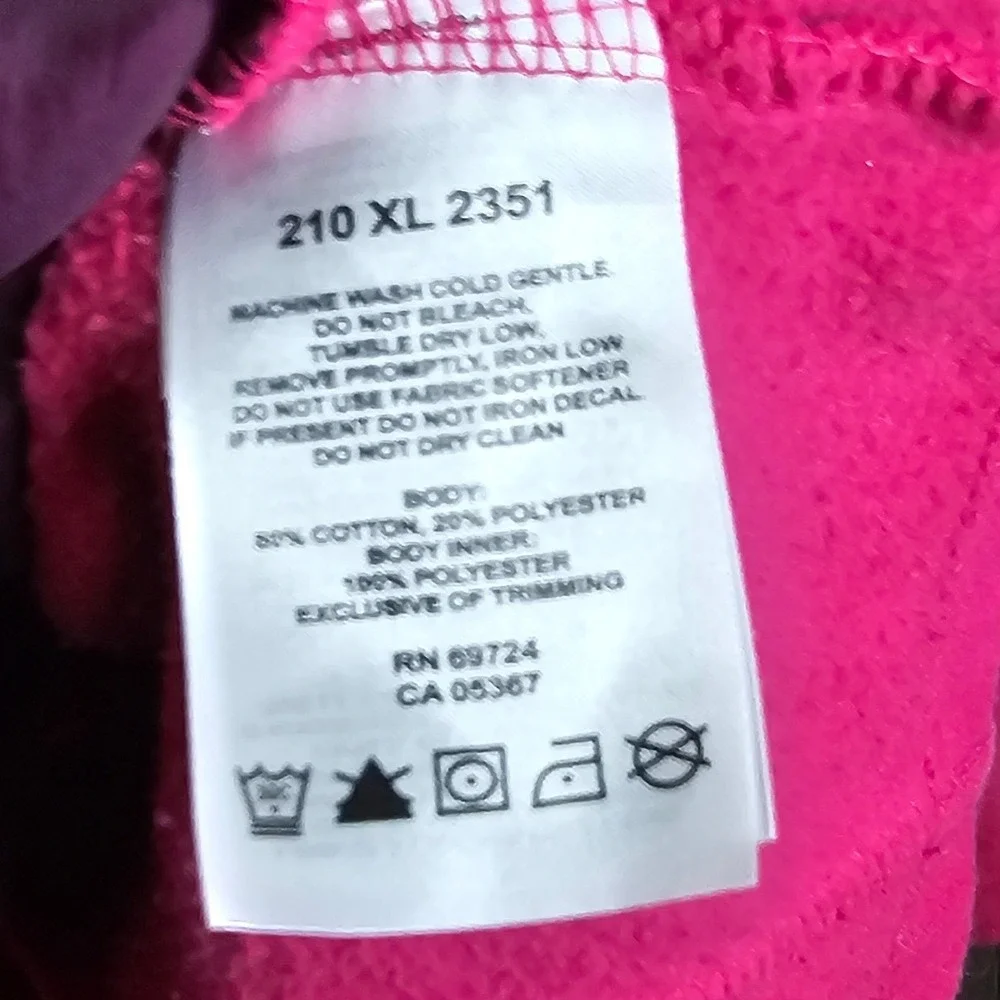 Columbia Sportswear Company Pink Fleece Zip Up Jacket Women's Size L - Picture 4 of 5